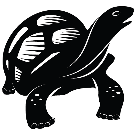 Sticker tortue géante
